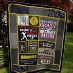 softball moms bring it and their daughters swing it quilt blanket great customized blanket gifts