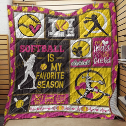 Softball V9 3D Customized Quilt