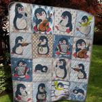 st penguin 080409 quilt blanket quilt d2321584