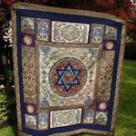 star of david s1 3d customized quilt d2314090