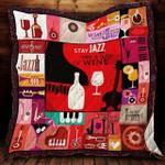 stay jazz and take a glass of wine quilt blanket great customized blanket gifts for birthday