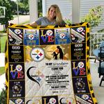 steelers to my grandson love grandmom quilt d2385369