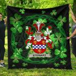 stewart ireland irish celtic shamrock knot circle jfj13131 3d customized quilt 2707 d2313199