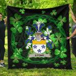 stone ireland irish celtic shamrock knot circle jfj13144 3d customized quilt 2707 d2314877