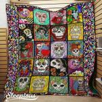 sugar skull good time quilt blanket dhc31121044td d2379801