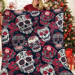Sugar Skull JFJ13195 3D Customized Quilt 2707