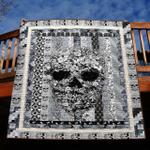 sugar skull pkt240643 quilt blanket d2379502