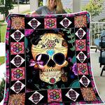 sugar skull v1 qe 3d customized quilt d2312848