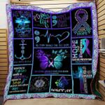 suicide awareness cl22100487mdq quilt blanket d2381103