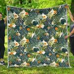 summer hawaiian leaves cl17100569mdq quilt blanket d2380580