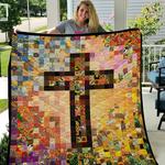 sunflower cross quilt blanket quilt d2323768
