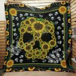 sunflower skull hur quilt cysiwl d2390186