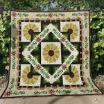 sunflower tn240629 quilt blanket d2356070