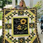 sunflowers you are my sunshine clh0511511q quilt blanket d2355517