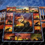 sunset elephant quilt blanket ylh5 quilt d2324886