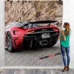 super car koenigsegg regera v 3d customized personalized quilt blanket d2325273