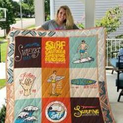 Surfing Quilt Blanket Luk4Uk Dhc0301775Dd