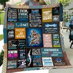 swimming art quilt d2386486