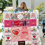 teacher to my son love mom quilt d2387029