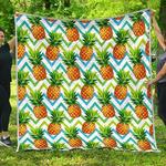 teal zig zag pineapple cl17100608mdq quilt blanket d2381265