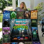 teenage mutant ninja turtles 30th anniversary quilt blanket great customized blanket gifts for