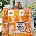 tennessee volunteers to my grandson love grandmom quilt d2386935