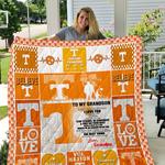 tennessee volunteers to my grandson love grandpa quilt d2386938