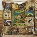 thats what i do i read books i drink coffee and i know things quilt blanket great customized