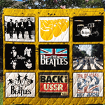 the beatles tshirt quilt blanket for fans d2362311