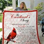 the cardinals song quilt blanket great customized blanket gifts for birthday christmas thanksgiving