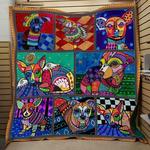 the chihuahua art quilt blanket quilt d2322920