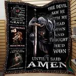 the devil saw me with my head down knight templar quilt jhf d2388130