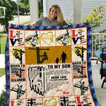 the lineman to my son love dad quilt d2387176