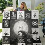 the nightmare before christmas t shirt quilt blanket d2354249