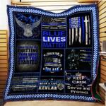 the thin blue line cl22100508mdq quilt blanket d2380873