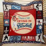 theres no crying in baseball quilt blanket great customized blanket gifts for birthday christmas