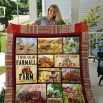 this is a farmall farm all others will be plowed quilt blanket great customized blanket gifts for