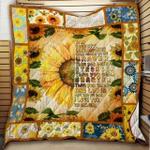 to my beautiful granddaughter sunflower cl19100878mdq quilt blanket d2356158