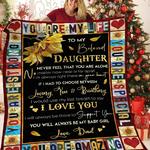 to my daughter jfj13745 3d customized quilt 2707 d2315226