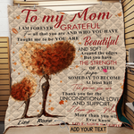 to my mom i am 4ever grateful daughter custom name quilt d2383537