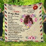 to my mom you will always be my loving mother quilt d2383535