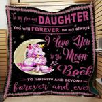 to my precious daughter you will forever blanket th0907 quilt d2356656