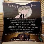 to my son never lose blanket th0907 quilt d2356468