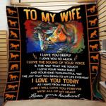 to my wife i love you deeply blanket th0907 quilt d2358186