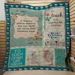 to teach is to touch a life forever quilt d2386577