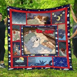 Tom And Jerry Funny Cartoon Fan Gift Quilt