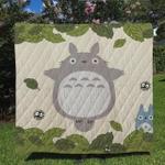totoro leaf quilt blanket d2353770