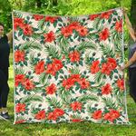 tropical hibiscus blossom cl17100629mdq quilt blanket d2318019