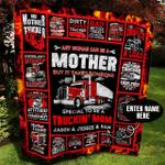 trucker mother personalized quilt blanket bbb050660sm d2355825