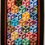 tumbling blocks patchwork hur quilt cysiwo d2390153